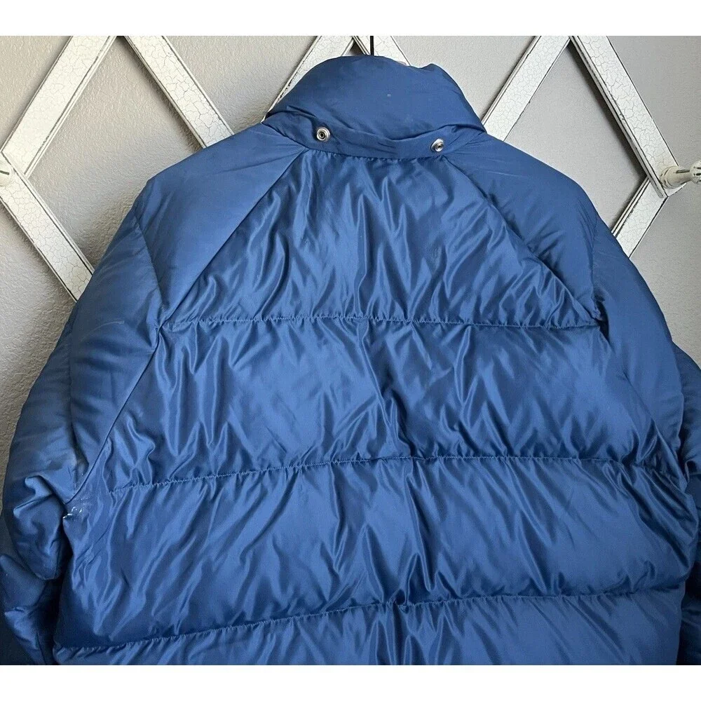Vintage EMS Eastern Mountain Sports Men's L Goose Down Puffer Jacket -NO Hood